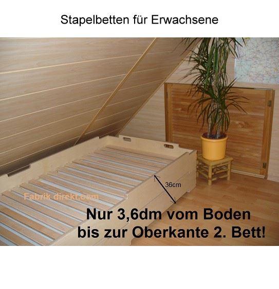 Stapelbetten-Erwachsene