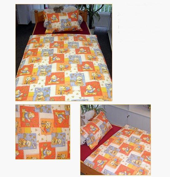 Kinderbettwäsche Joker orange