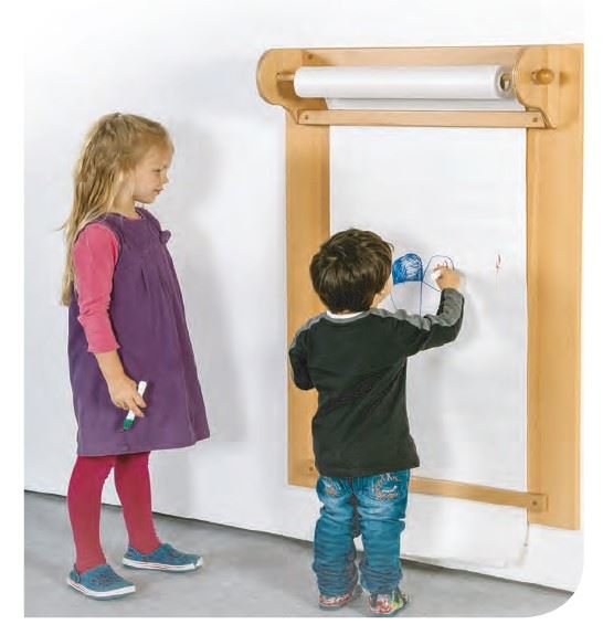 Papierrollenhalter mit Maltafel